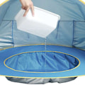 Miniatyrbild 6 av 11: Strandtält för Barn med Pool / Pop-Up Tält - Vindskydd
