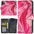 Miniatyrbilde 1 av 2: iPhone 13 Pro - Lommebok Deksel Marmor Multicolor