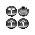 Miniatyrbilde 5 av 7: 4-Pak - Tesla Senterkopper - Bil Svart/silver