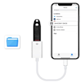 Miniatyrbilde 7 av 9: iPhone Adapter til USB - USB 2.0 Hunn til Lightning - OTG White