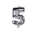 Miniatyrbilde 2 av 2: Sifferballong / Metallic Ballong 34 cm - Silver Silver 5