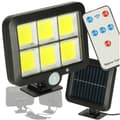 Solcellsrörelse- och skymningssensorlampa 120 LED