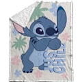 Pikkukuva 2 / 2: Disney Lilo & Stitch Just Chill Sherpa Pläd 130x170cm – Perfekt för Mysiga Stunder!