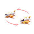 Pikkukuva 9 / 11: Transportflygplan + 3 byggfordon