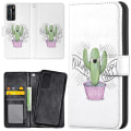 Miniatyrbillede 1 af 2: Huawei P40 Pro - Mobilcover/Etui Cover Happy Cactus