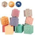 Miniatyrbilde 2 av 7: Sensoriska mjuka pedagogiska bollblock 15 element