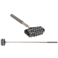 Miniatyrbillede 1 af 2: 2-Pack - Massagerulle på Pinne - Utdragbar - Massage (50 cm) Grey