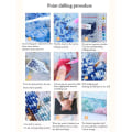 Miniatyrbild 3 av 4: Diamond Painting / DIY 5D Diamantmålning - 30x40cm - Vit Häst multifärg