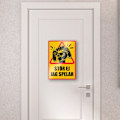 Miniatyrbild 2 av 2: Spelar Stör Ej / Varningsskylt - Skylt MultiColor A3 (420x297 mm)