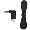 Pikkukuva 6 / 6: Tuuletin Micro-USB - Liitä puhelimeen Black