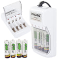 Miniatyrbillede 1 af 7: 4x Batterioplader - AA/AAA Batterier