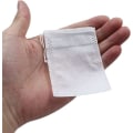 Miniatyrbilde 1 av 7: 100-Pak - Teposer for Løs Te / Krydderposer - Tomme Poser White