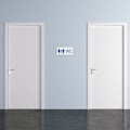 Miniatyrbild 3 av 3: Toalettskylt / WC skylt - Skyltar MultiColor WC - 14x30