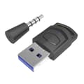 Bluetooth-sovitin PS4/PS5 - Yhdistä langattomat kuulokkeet Black