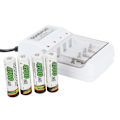 Miniatyrbild 5 av 7: 4x Batteriladdare - AA/AAA Batterier