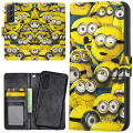 Pikkukuva 1 / 2: Samsung Galaxy S21 Plus - Lompakkokotelo/Kuoret Minions Multicolor