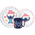 Miniatyrbillede 1 af 2: Disney Lilo & Stitch Middagsset med Palmar, Mikrosäker Plast, 265 ml Muggar