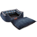 Miniatyrbilde 2 av 3: Katteseng / Hundeseng - Soveplass for katter & hunder DarkBlue L