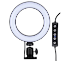Pikkukuva 1 / 5: Selfie-lampa med Clip-On - RGB ringlight