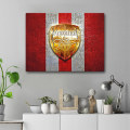 Pikkukuva 4 / 5: Canvas-taulut / Taulut - Arsenal - 40x30 cm - Canvastaulut Multicolor