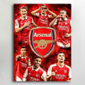 Miniatyrbillede 1 af 4: Lærredsbillede / Lærredstryk - Arsenal - 40x30 cm - Lærred