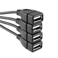 Miniatyrbillede 2 af 3: USB 2.0-Hub 4 Porte Black