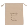 Miniatyrbilde 3 av 7: Brødpose i Bomull - Pose for Brød - Naturhvit - 35 x 29 cm Beige