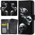 Miniatyrbild 1 av 2: iPhone 15 - Plånboksfodral/Skal Skulls