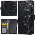 Miniatyrbilde 1 av 2: Samsung Galaxy S24 - Lommebok Deksel Marmor