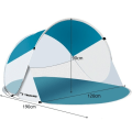 Pikkukuva 4 / 11: Rantateltta / Pop-Up Teltta / Tuulensuoja - 190x120x90cm Multicolor