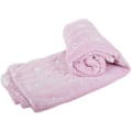 Miniatyrbillede 7 af 8: Filt med Selvlysende Stjerner - 150x180cm Pink
