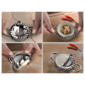 Miniatyrbillede 8 af 8: Dumplingsform / Form til Dumplings - Rustfrit stål Silver
