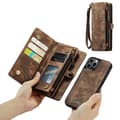 Pikkukuva 2 / 2: iPhone 12 Pro Max - Plånboksfodral med avtagbart skal & kortfack Brown