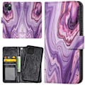 Pikkukuva 1 / 2: iPhone 13 - Lompakkokotelo/Kuoret Marmori Multicolor