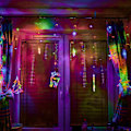 Miniatyrbillede 3 af 8: LED-rengardinlampor 2,5m 138 LED flerfärgade