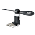 Pikkukuva 2 / 6: Tuuletin Micro-USB - Liitä puhelimeen Black
