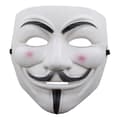 3-kpl Anonymous Naamio - Guy Fawkes / V for Vendetta White