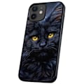 Miniatyrbillede 1 af 2: iPhone 12 Mini - Cover/Mobilcover Sort Kat
