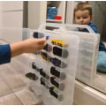 Pikkukuva 8 / 11: Display Case för Modellbilar - Förvaring - 46 fack Transparent