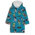 Naruto Chibi Mjuk Pull-over Fleece-filt, Poncho