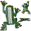 Miniatyrbilde 2 av 2: Vindustermometer / Termometer – Frosk Green