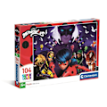 Miniatyrbild 1 av 2: Miraculous Ladybug Hawk Moth 104-bitar Clementoni pussel