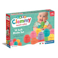 Pikkukuva 1 / 2: Clementoni Clemmy 10-delars mjuka byggklossar i färg