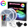 Miniatyrbild 1 av 7: LED-Strip Lights med RGB / Ljusslinga / LED-list - 10 meter multifärg