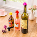 Miniatyrbild 4 av 4: 2-Pack - Vinkork / Flaskkork i Silikon - Försegla vinflaskor Svart