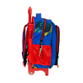 Miniatyrbilde 2 av 4: Spiderman Blå Rullande Förskoleväska, 30 cm