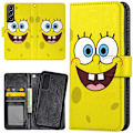 Miniatyrbillede 1 af 2: Samsung Galaxy S21 FE 5G - Mobilcover/Etui Cover Svampebob Multicolor