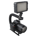 Miniatyrbild 7 av 9: Handstativ Stabilisator C-form Steadycam / Stativ Kamera Svart
