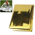 Miniatyrbild 1 av 2: 2-Pack - Överlevnadsfilt Nödfilt - Vindtät & Lättvikt Filt