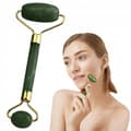 Ansiktsmassage / Massage Jade Roller - Massera ansiktet Grön